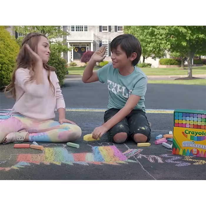 Washable Sidewalk Chalk 130 Count