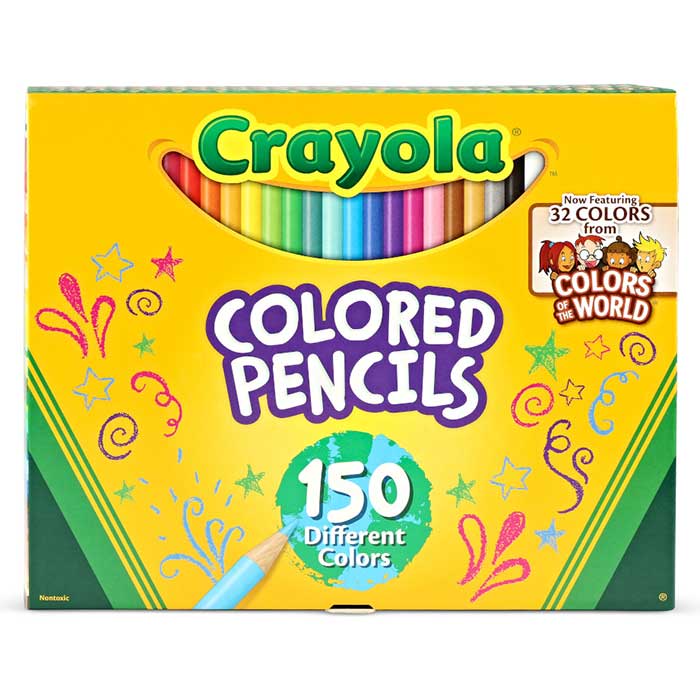 Classic &amp; Colors of the World Colored Pencils 150 Count