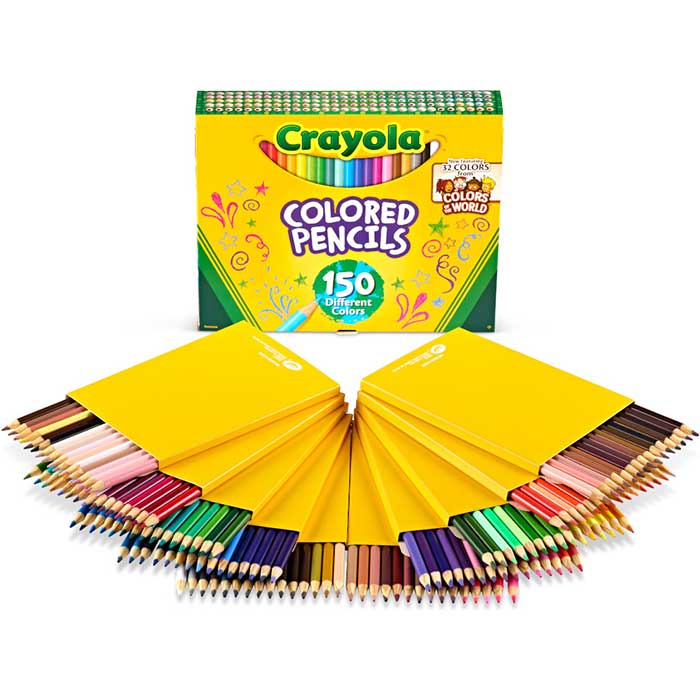 Classic &amp; Colors of the World Colored Pencils 150 Count