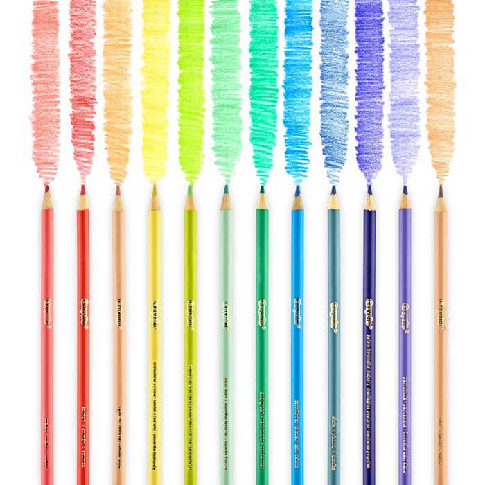 Pastel Colored Pencils 12 Count