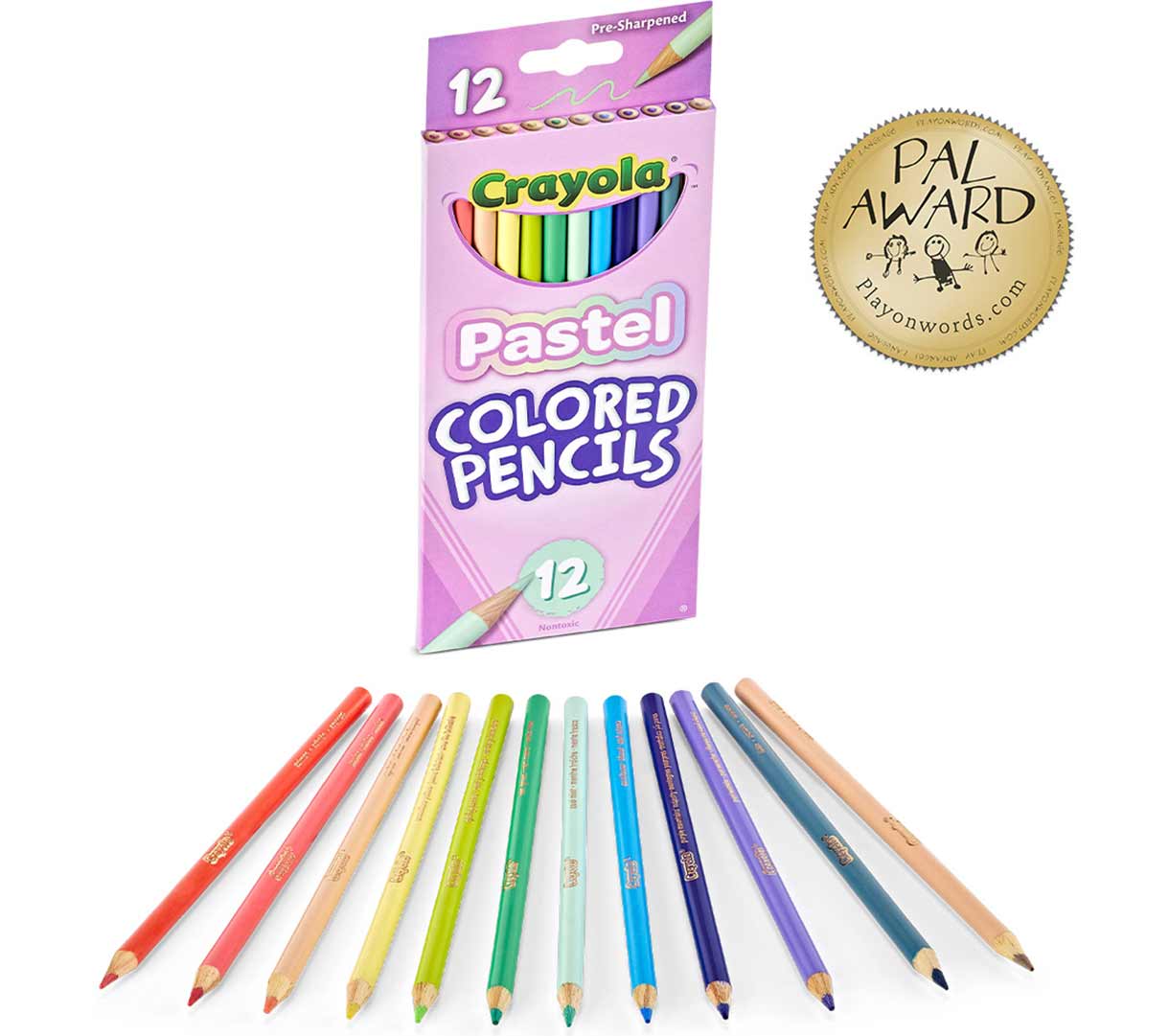 Pastel Colored Pencils 12 Count