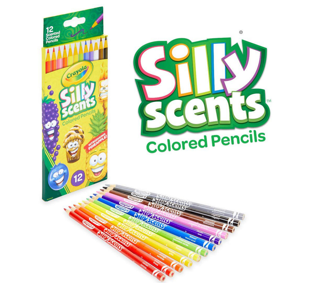 Silly Scents Colored Pencils Sweet Scents 12 Count