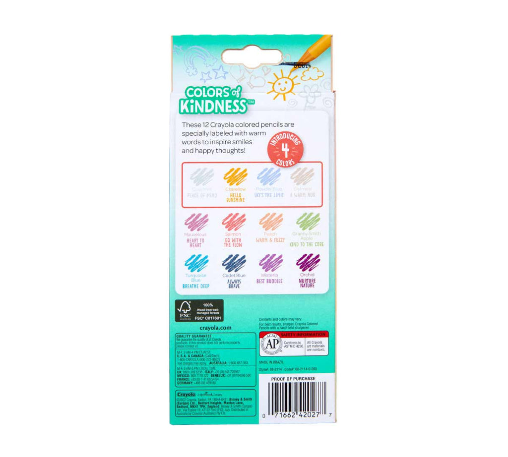 Colors of Kindness Colored Pencils 12 Count