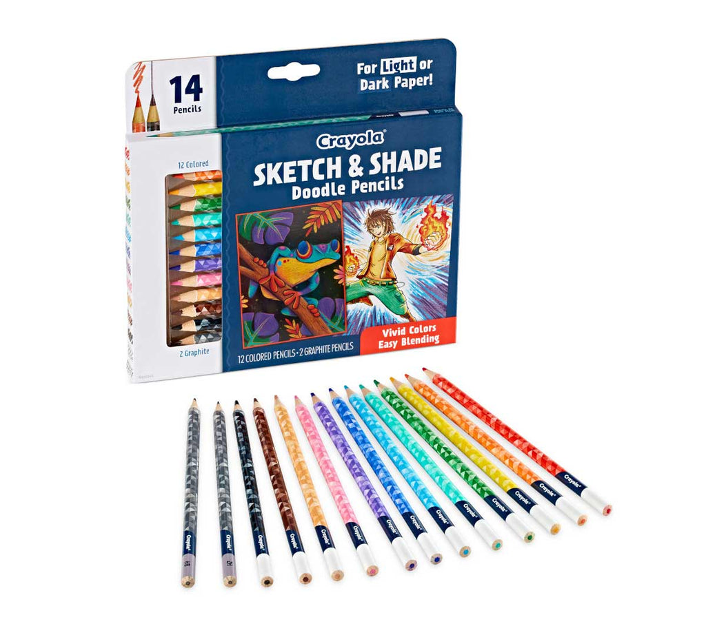 Sketch and Shade Doodle Pencils 14 count