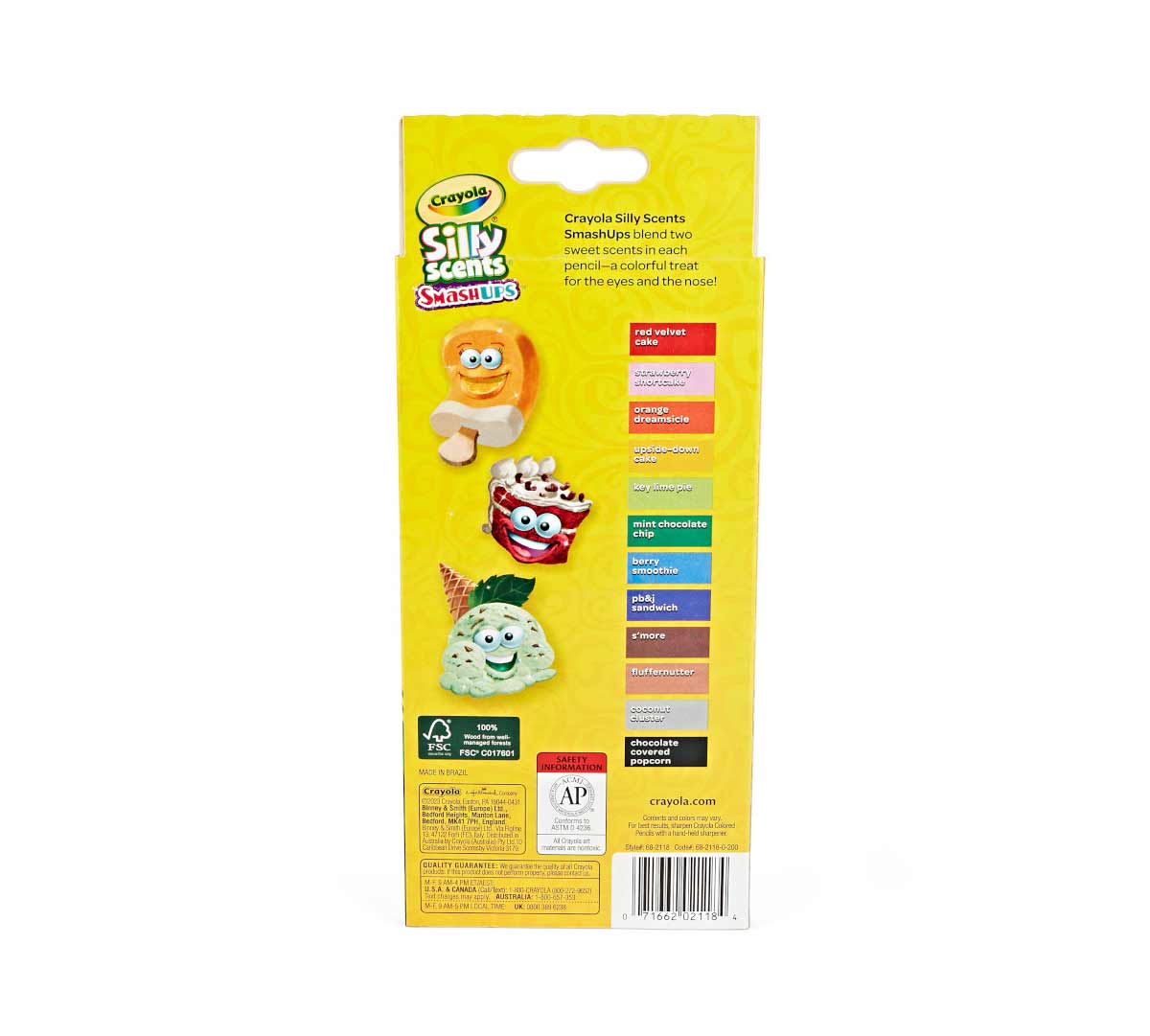 Silly Scents Smash Ups Colored Pencils 12 Count