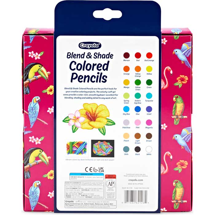Blend &amp; Shade Colored Pencils 24 Count