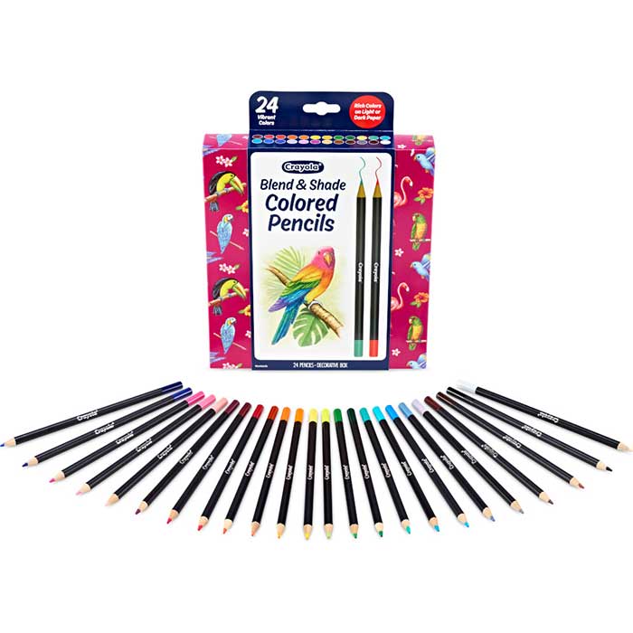 Blend &amp; Shade Colored Pencils 24 Count