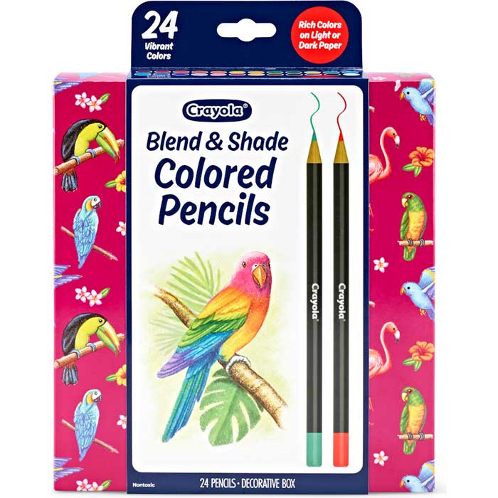 Blend &amp; Shade Colored Pencils 24 Count