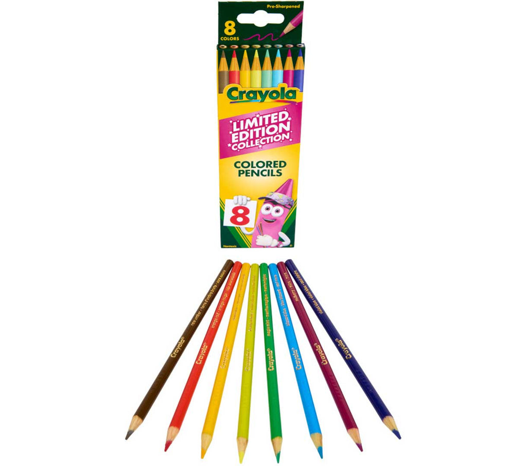 Limited Edition Retired Colored Pencils 8 Count
