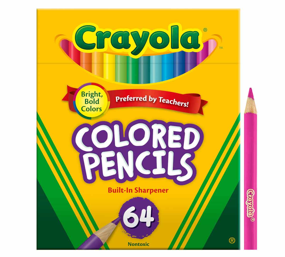Short Colored Pencils 64 Count