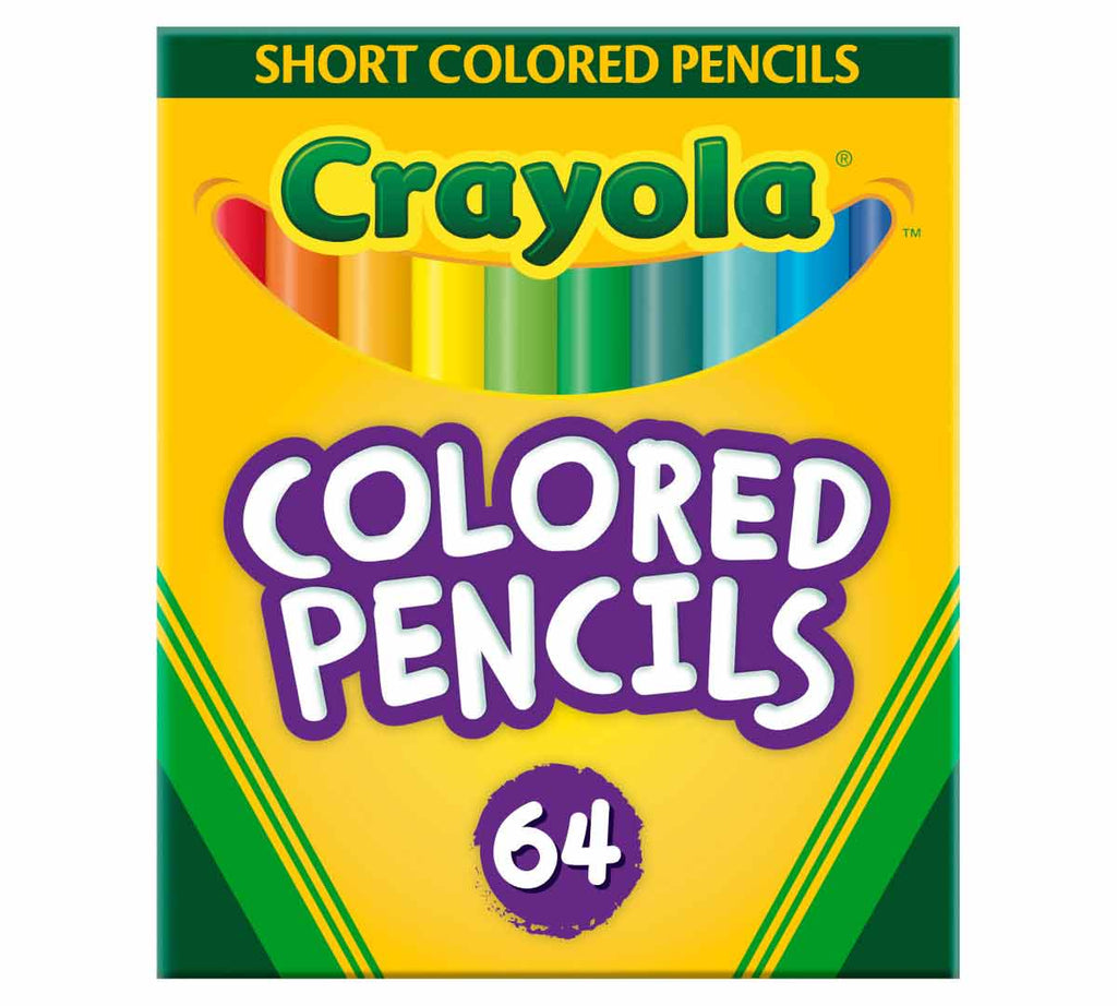 Short Colored Pencils 64 Count