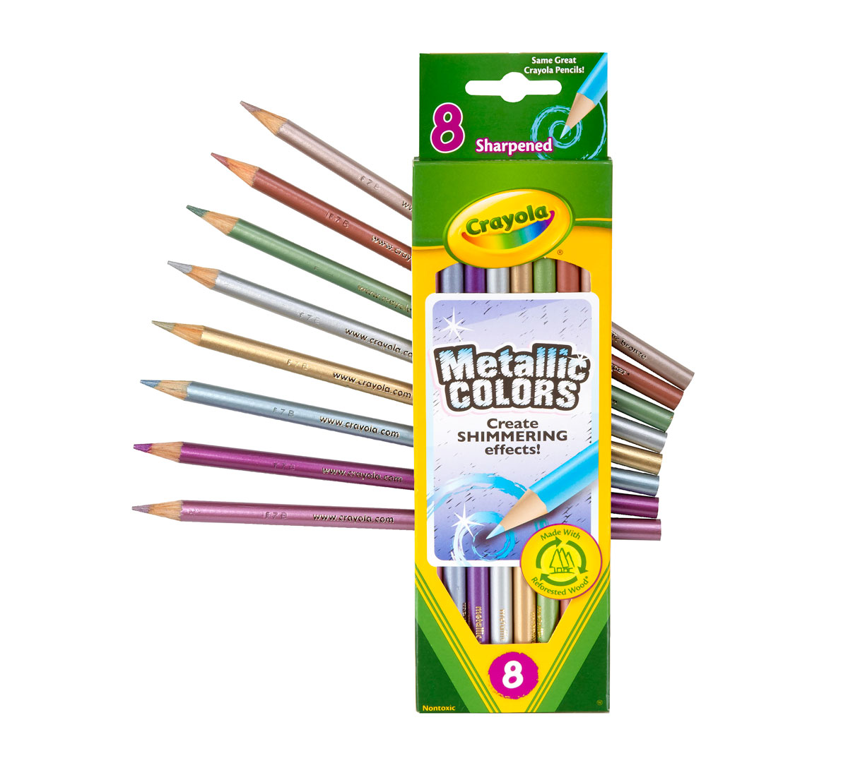 Metallic Colored Pencils 8 Count