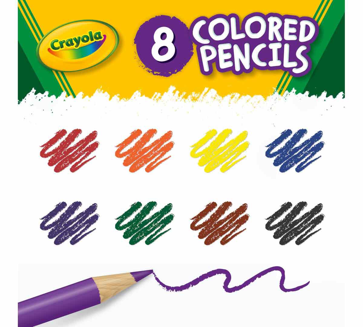 Colored Pencils Long 8 Count