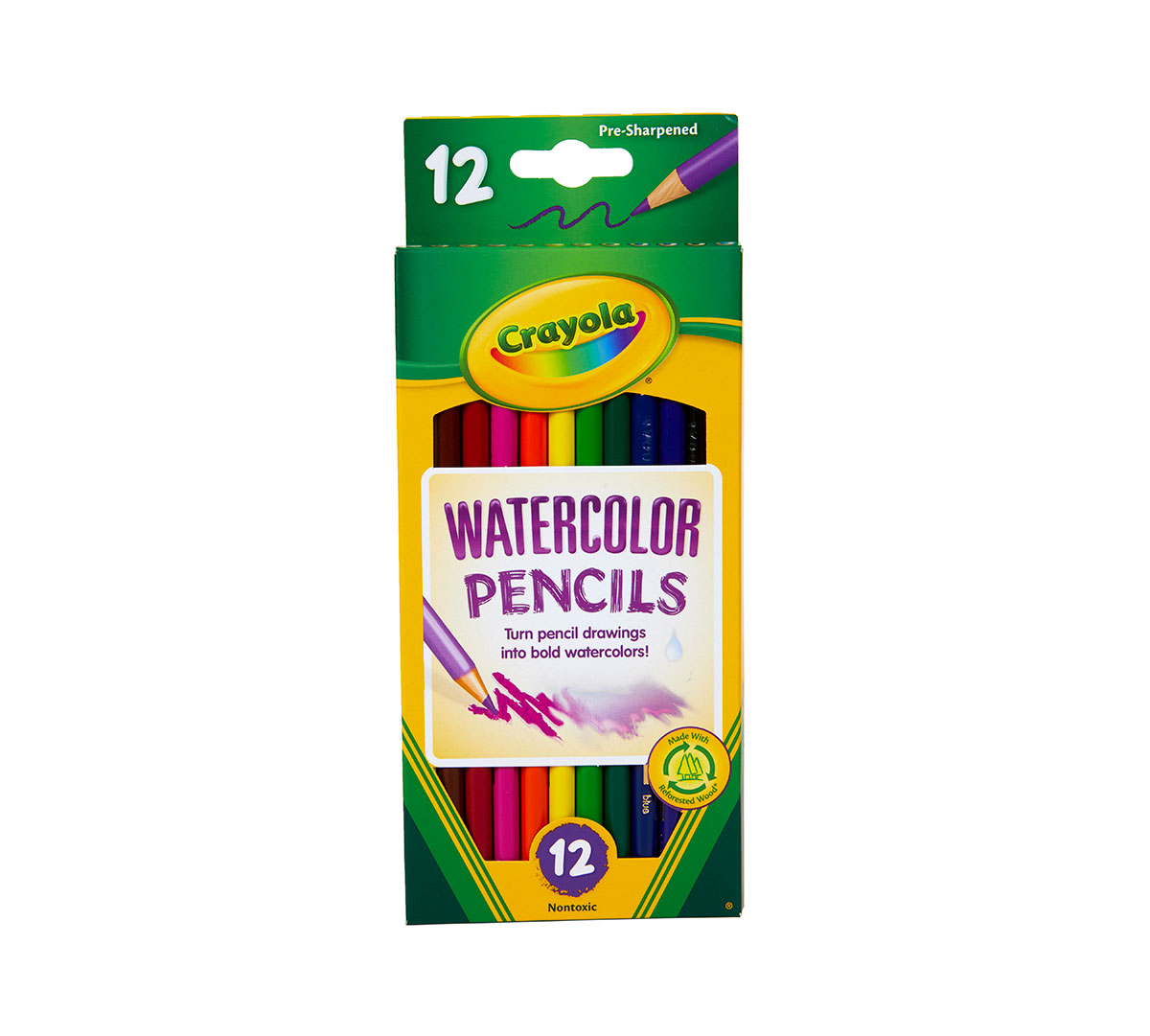 Watercolor Pencils Full Length 12 Count