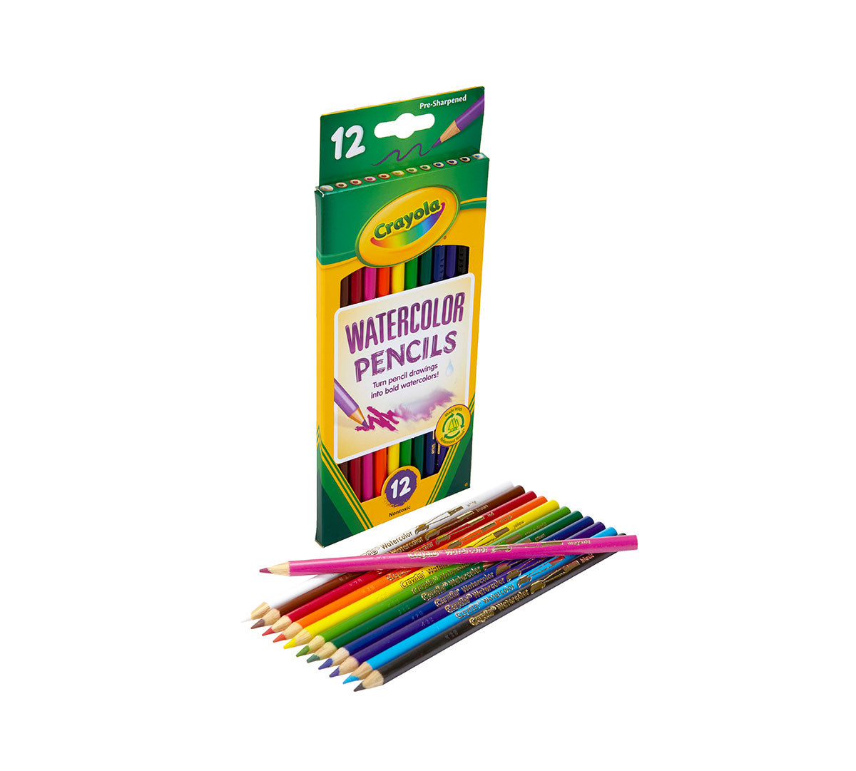 Watercolor Pencils Full Length 12 Count
