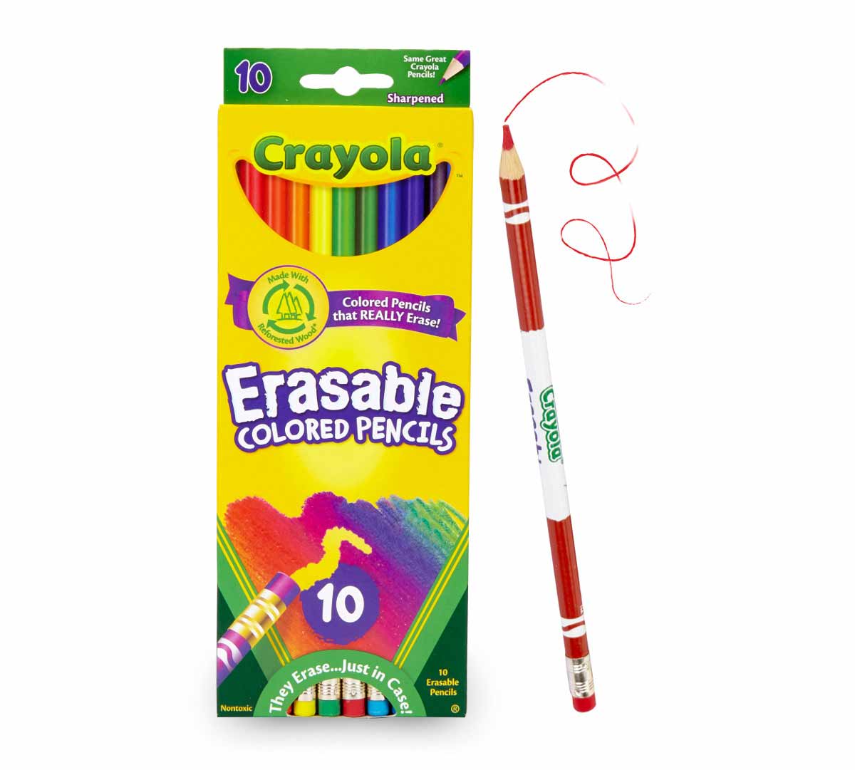 Erasable Colored Pencils 10 Count