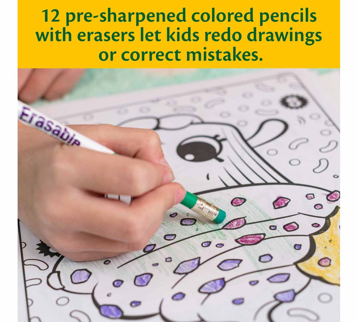 Erasable Colored Pencils 12 Count