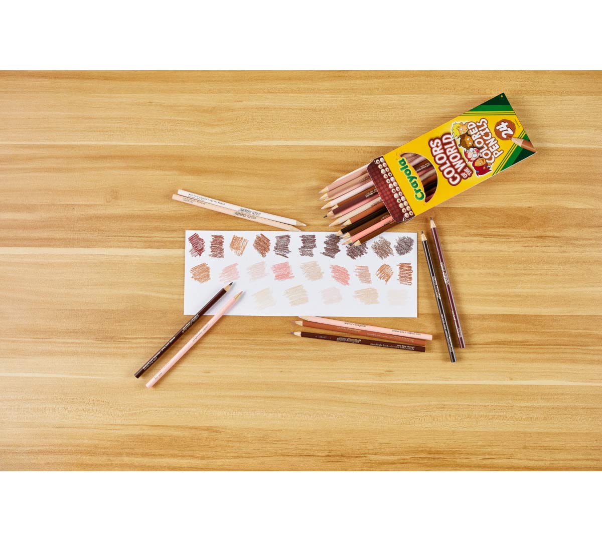 Colors of the World Bulk Colored Pencil Set 6 Boxes of 24 Count Colored Pencils
