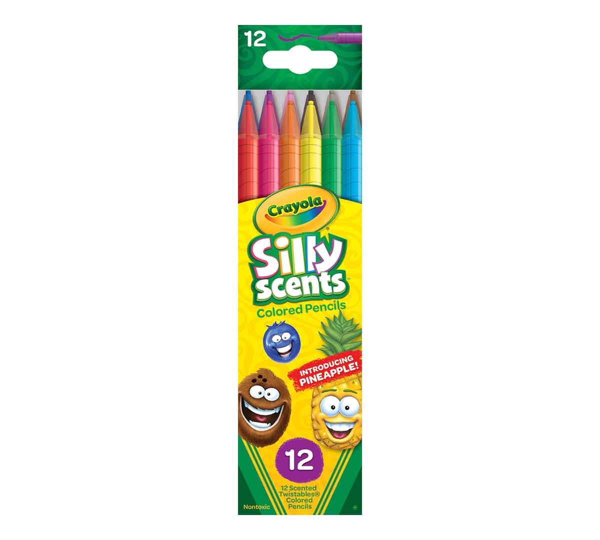 Silly Scents Twistables Colored Pencils Sweet Scents 12 Count