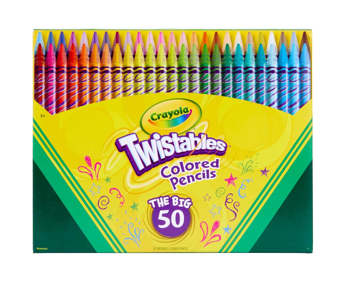 Twistables Colored Pencils 50 Count