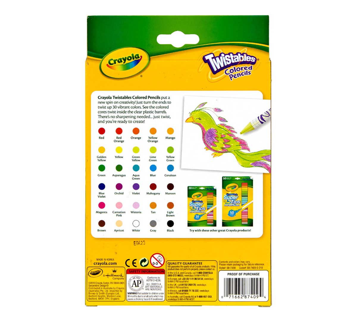 Twistables Colored Pencils 30 Count