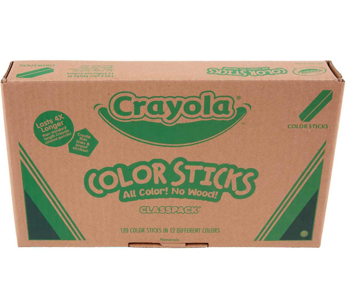 Color Sticks Classpack 120 Count 12 Colors