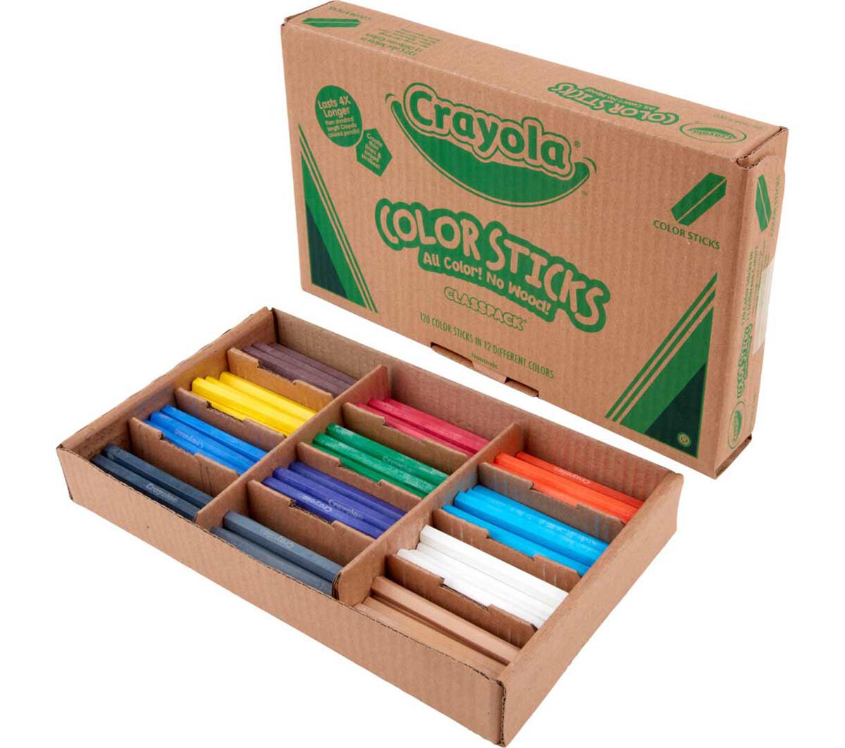 Color Sticks Classpack 120 Count 12 Colors