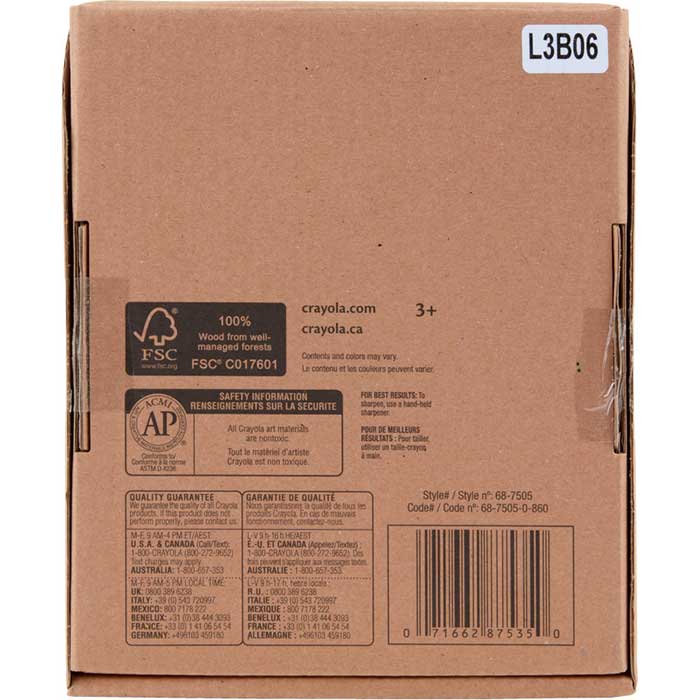 Colors of the World Classpack Skin Tone Colored Pencils 240 Count 24 Colors
