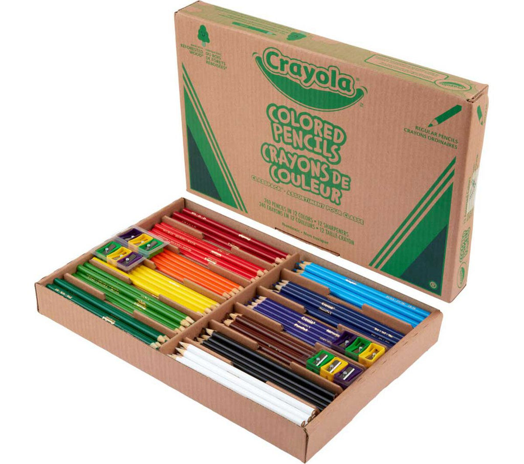 Colored Pencils Classpack 240 Count 12 Colors