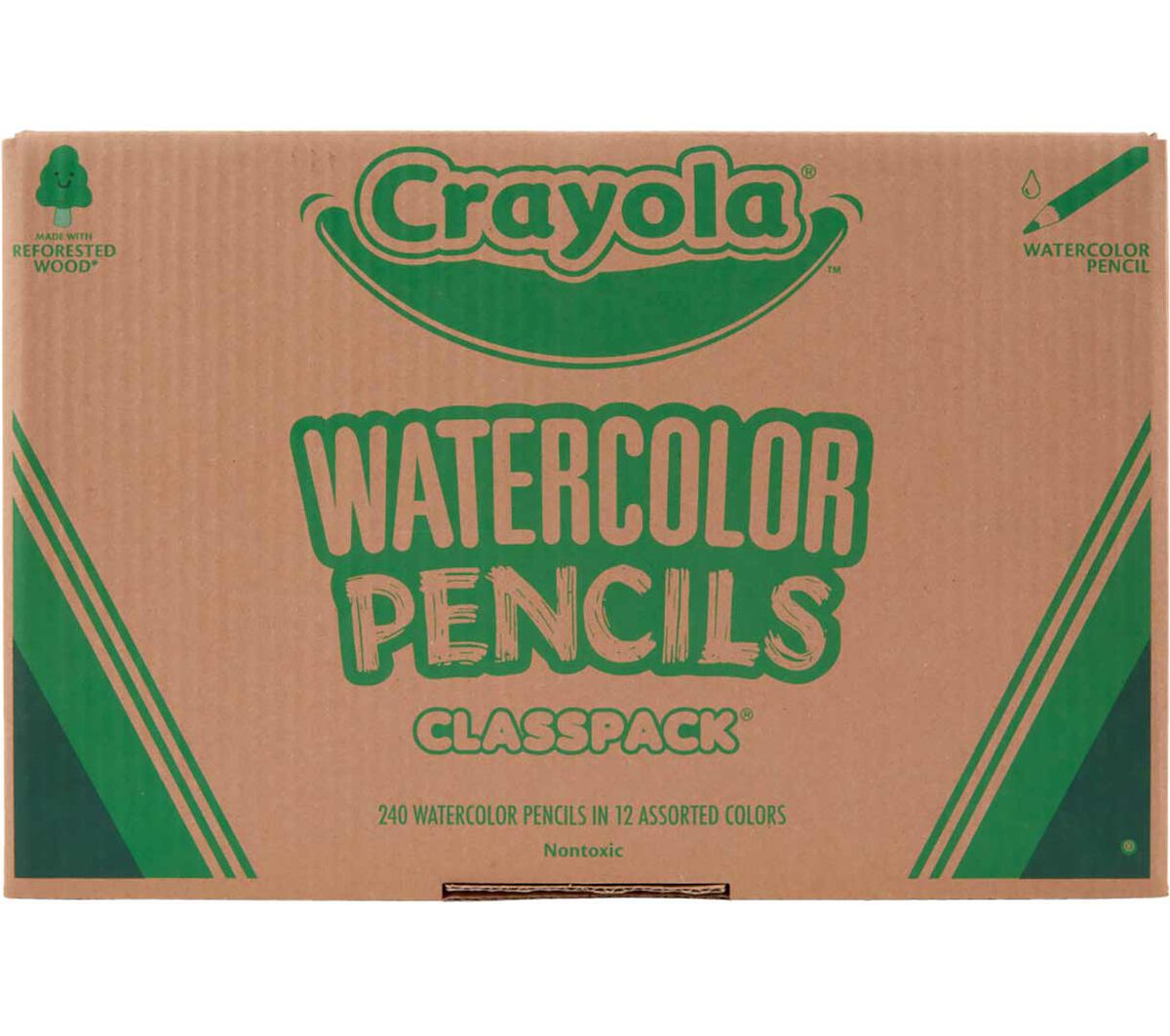 Watercolor Pencils Classpack 240 Count 12 Colors