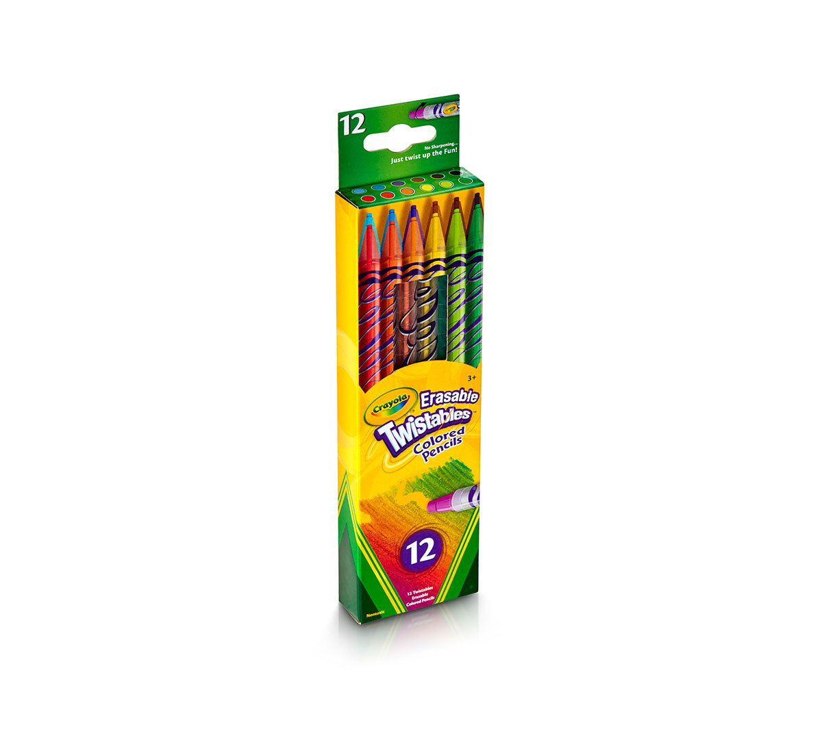 Erasable Twistables Colored Pencils 12 Count