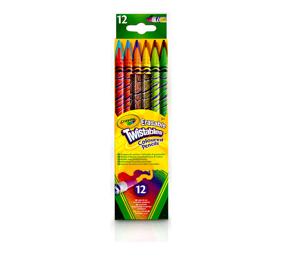 Erasable Twistables Colored Pencils 12 Count