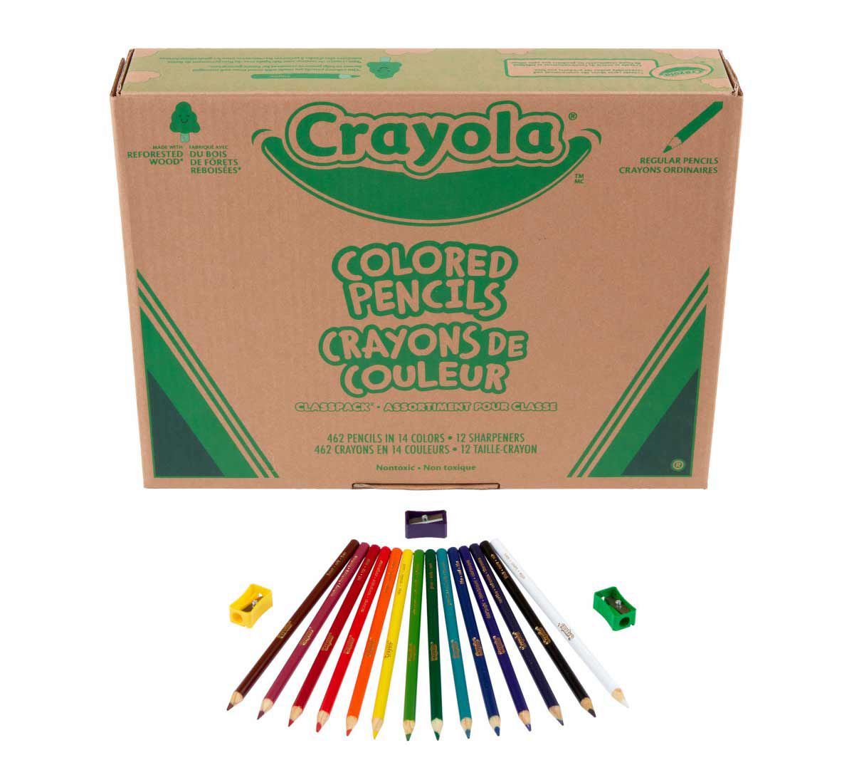 Colored Pencils Classpack 462 Count 14 Colors