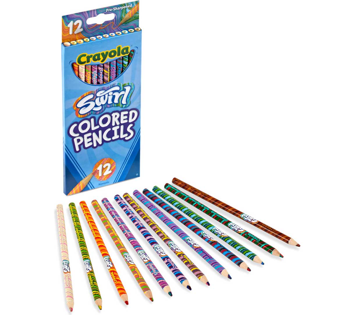 Swirl Colored Pencils 12 Count