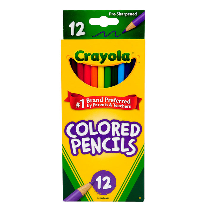 Colored Pencils Long 12 Count