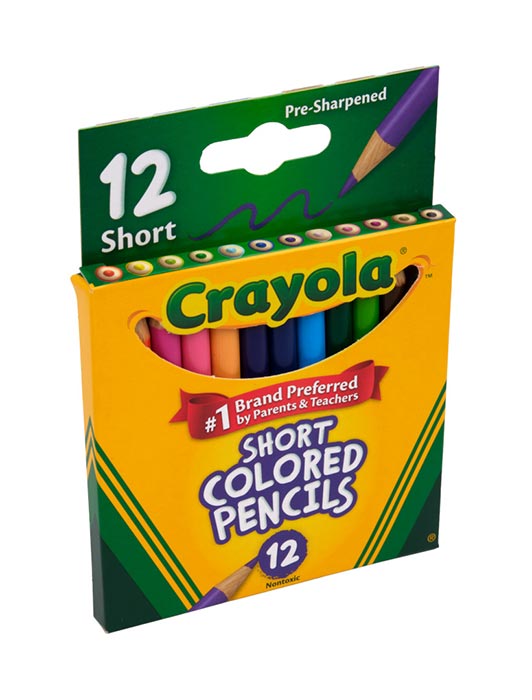 Short Colored Pencils 12 Count