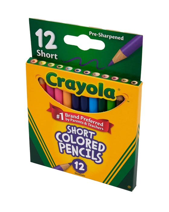 Short Colored Pencils 12 Count