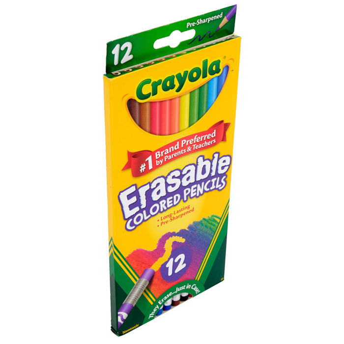 Erasable Colored Pencils 12 Count