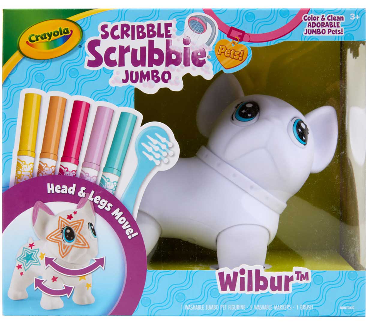 Scribble Scrubbie Jumbo Pet Big Wilbur