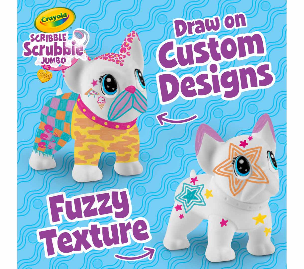 Scribble Scrubbie Jumbo Pet Big Wilbur