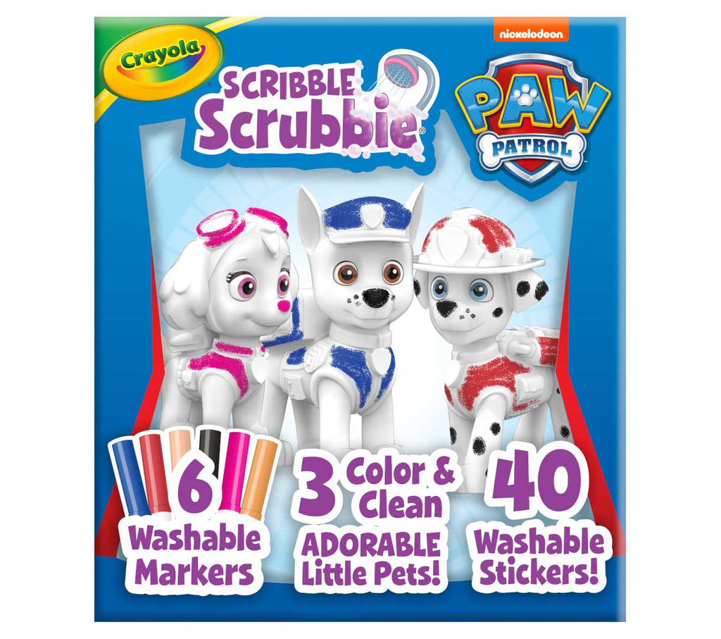 Scribble Scrubbie Paw Patrol Deluxe Set 3 count