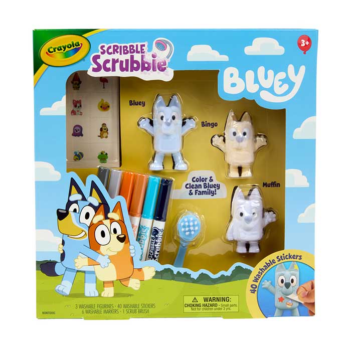Scribble Scrubbie Bluey Deluxe Set