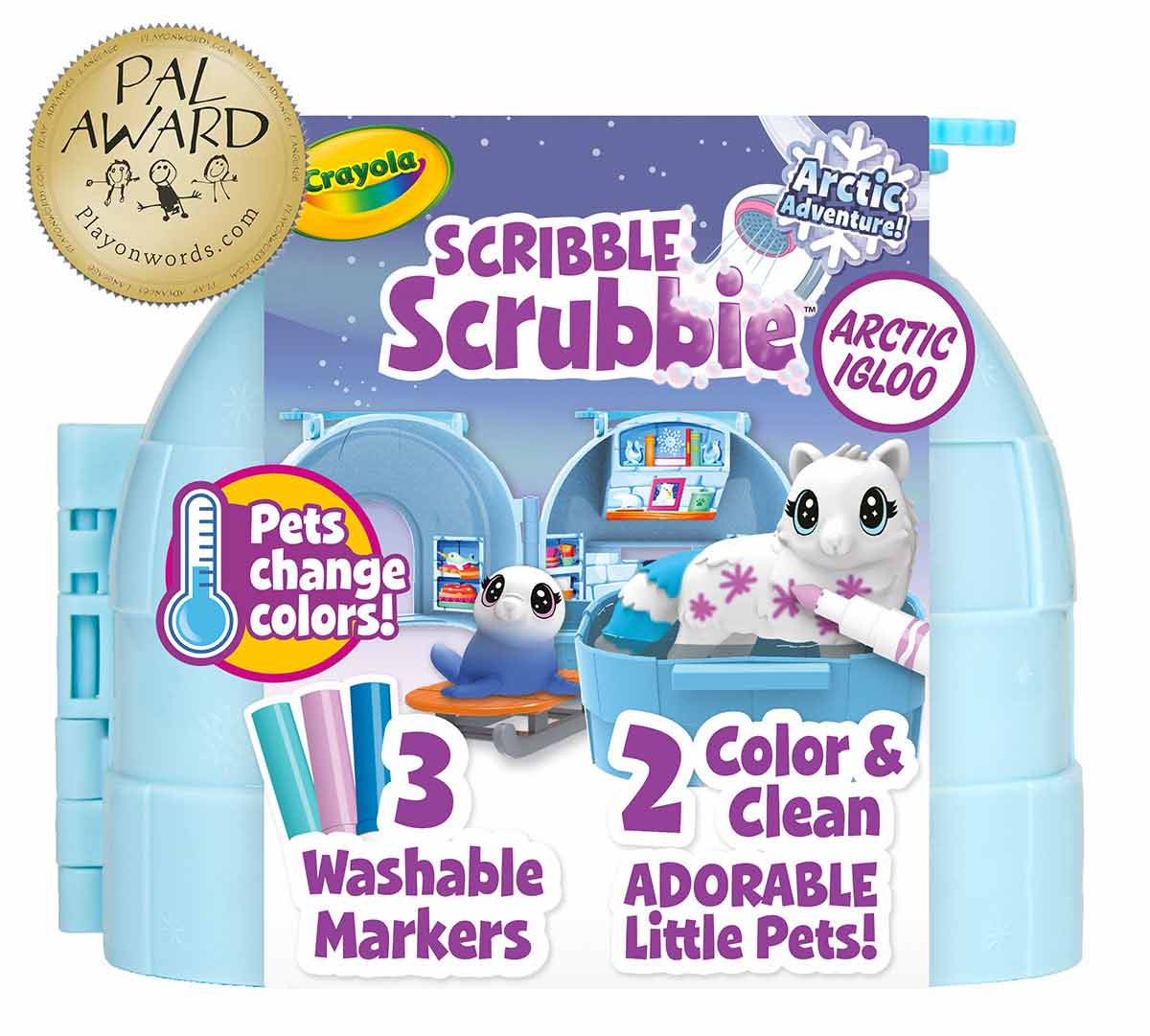 Scribble Scrubbie Pets Arctic Igloo Playset
