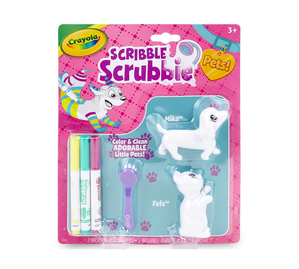 Scribble Scrubbie Pets Dog &amp; Cat 2 Count