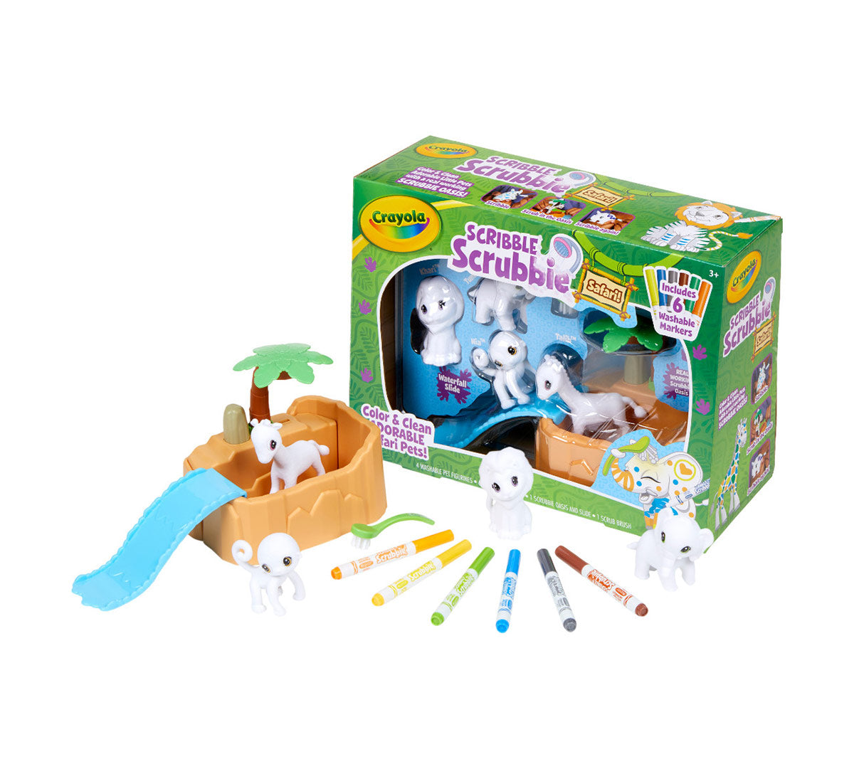 Scribble Scrubbie Safari Tub Set