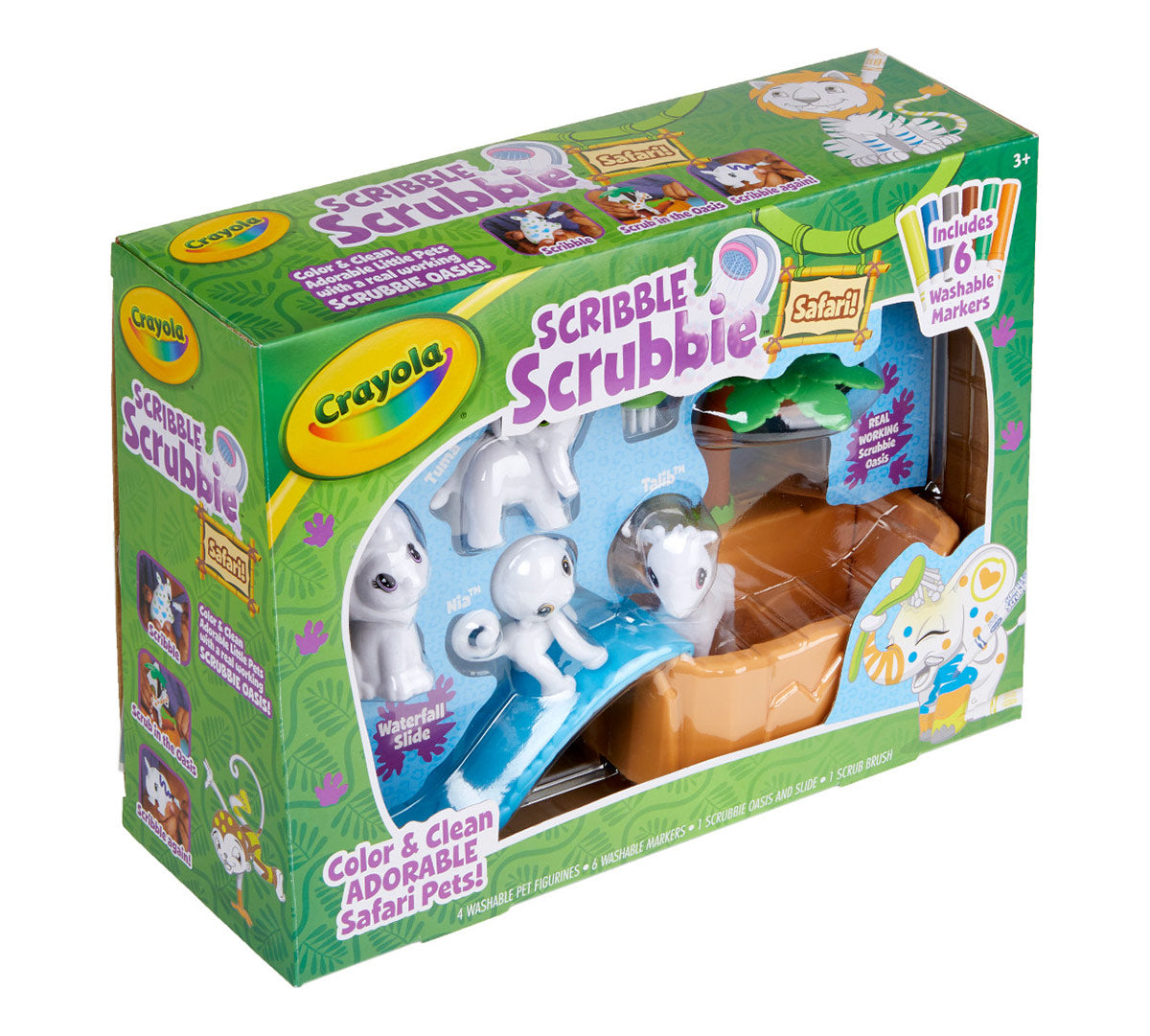 Scribble Scrubbie Safari Tub Set
