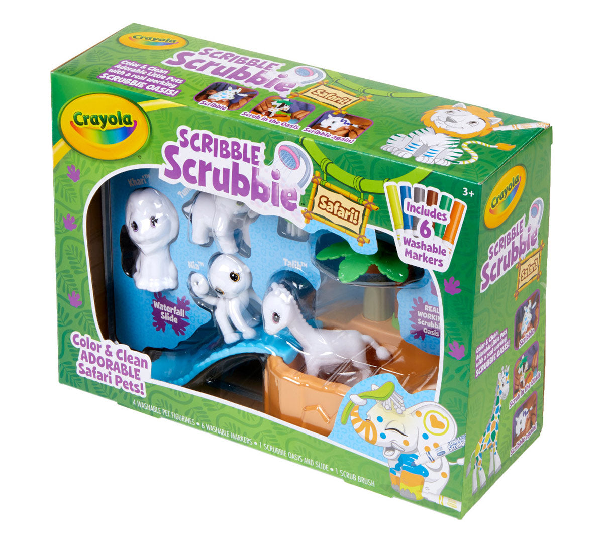 Scribble Scrubbie Safari Tub Set