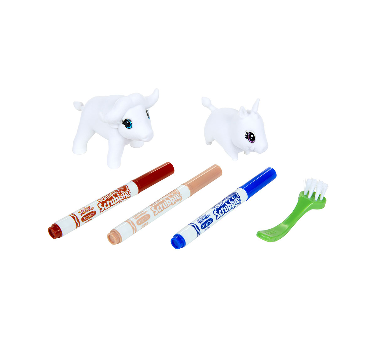 Scribble Scrubbie Safari Animals Warthog &amp; Buffalo 2 Count