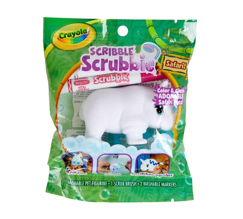 Scribble Scrubbie Safari Animal 1 count