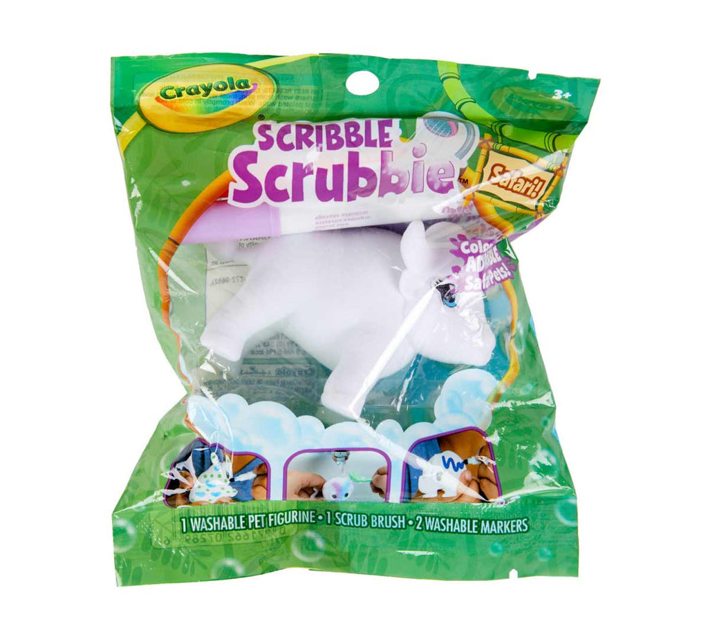 Scribble Scrubbie Safari Animal 1 count